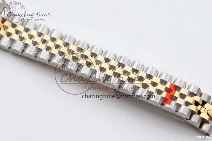 279179 TWF Best YG White SS NH05 Diamonds Bracelet Datejust Jubilee Dial 28mm Markers Edition SS on YG 0408